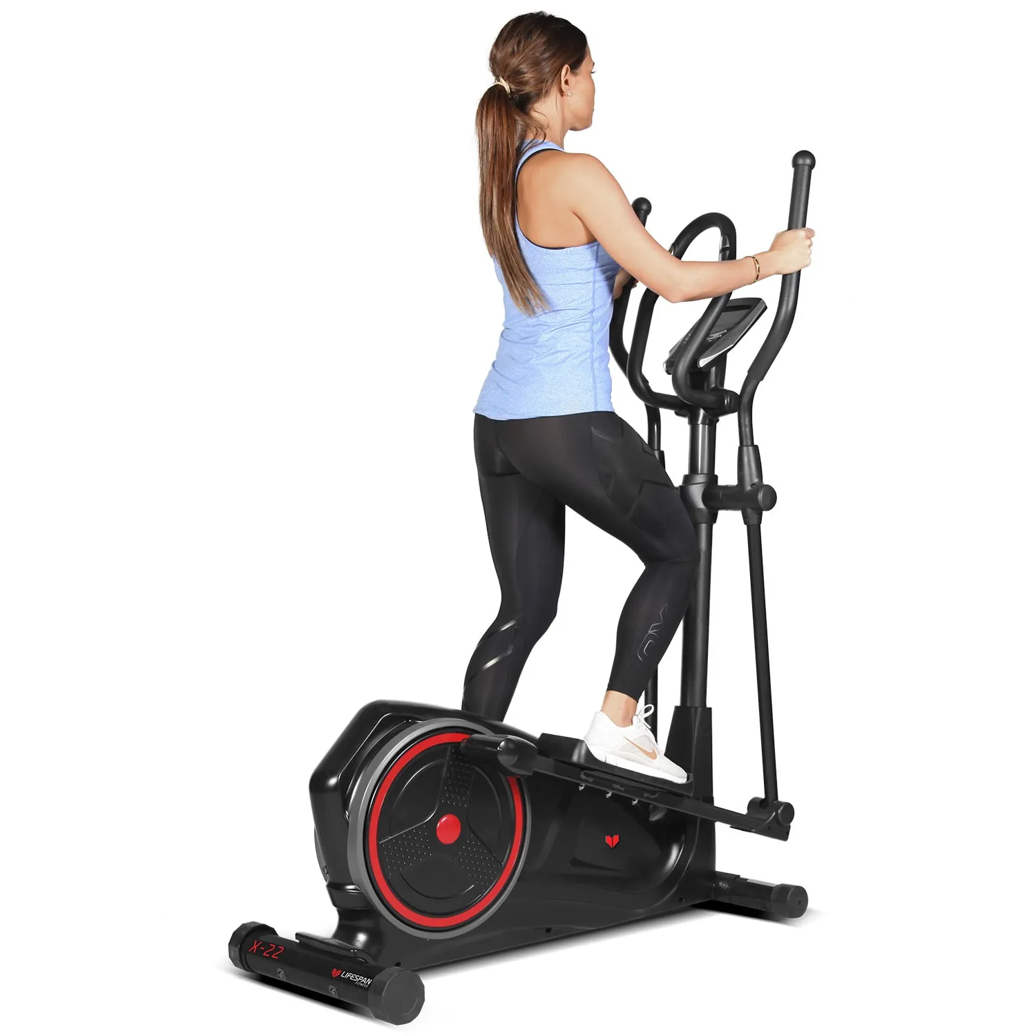 16-Level Cross Trainer with LCD Display, 24 Programs - Lifespan Fitness