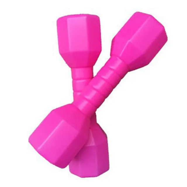 2 PCS Children Dumbell Plastic Fitness Equipment Kids Training Performance