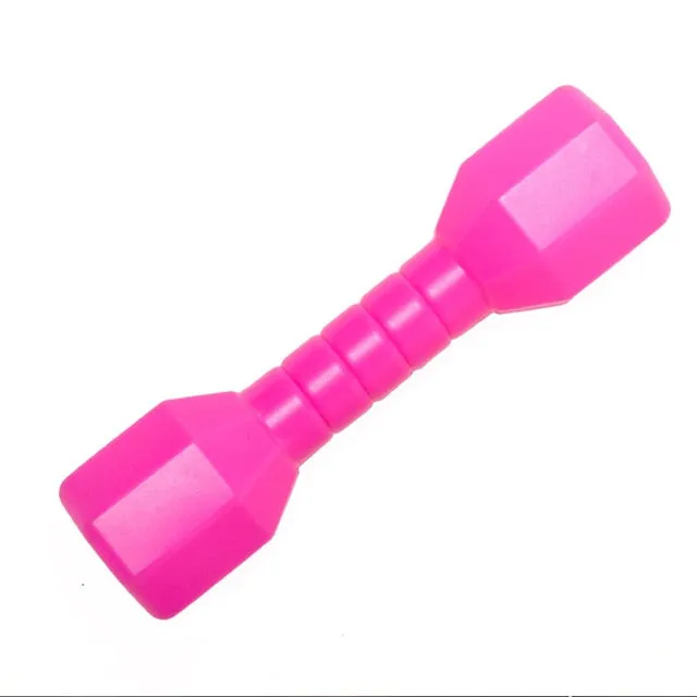 2 PCS Children Dumbell Plastic Fitness Equipment Kids Training Performance