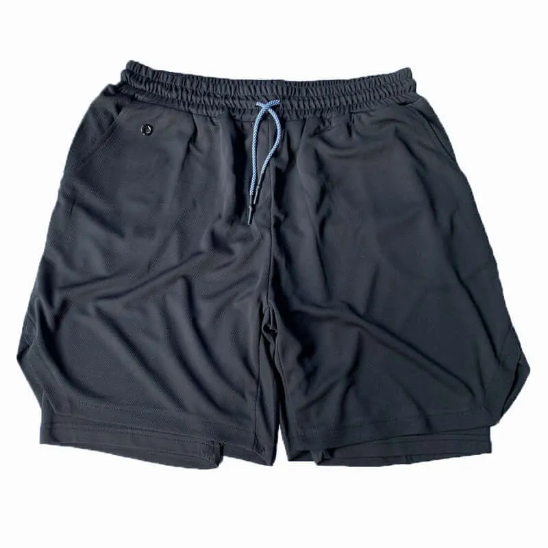 2022 Newest Running Shorts Men 2 in 1 Training Gym Shorts Fitness Men Joggers Jogging Summer Sports Shorts Workout Short Pants