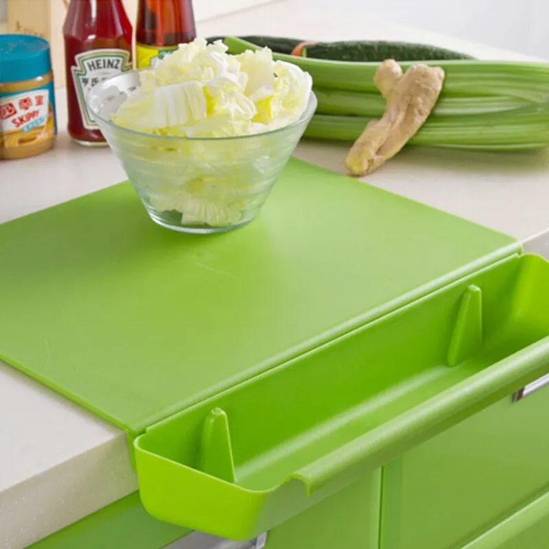 2in1 Creative Cutting Board with Side Storage