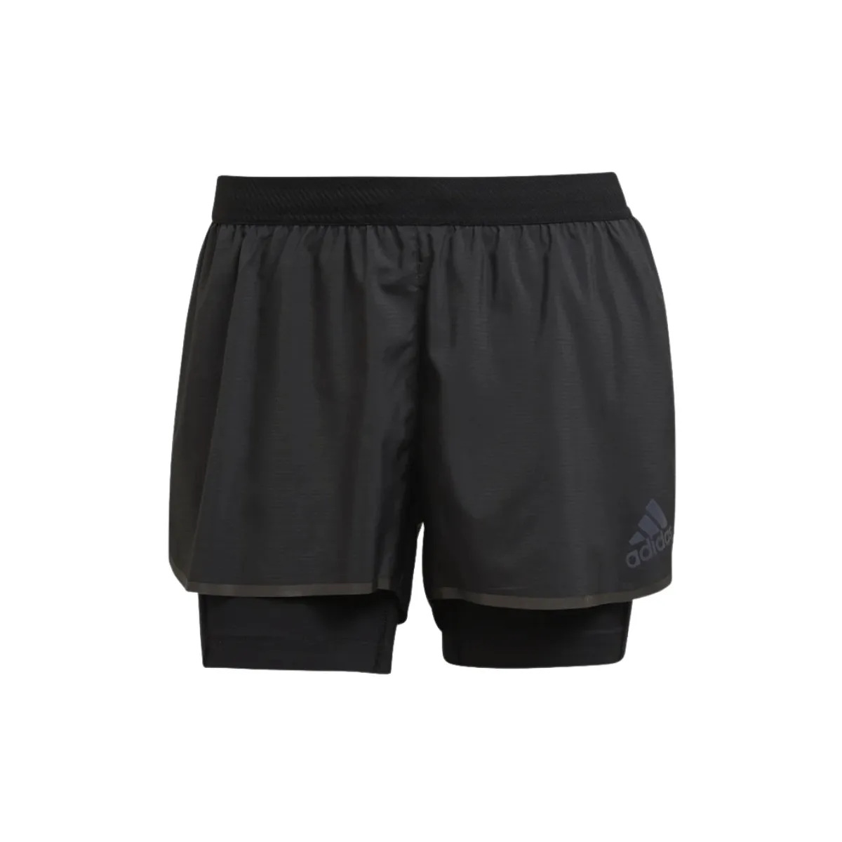 Adidas Adizero 2 In 1 Shorts Black Women