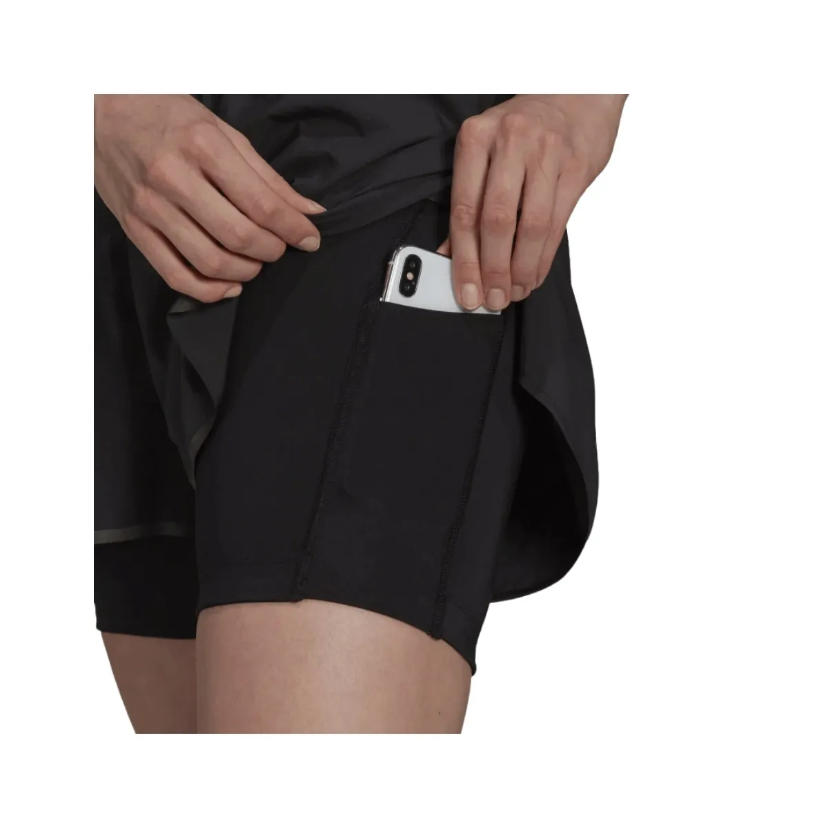 Adidas Adizero 2 In 1 Shorts Black Women