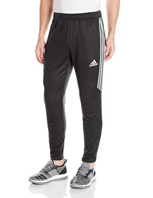 adidas Men's Soccer Tiro 17 Pants, X-Small, Black/White/White