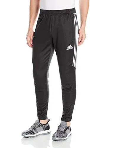 adidas Men's Soccer Tiro 17 Pants, X-Small, Black/White/White