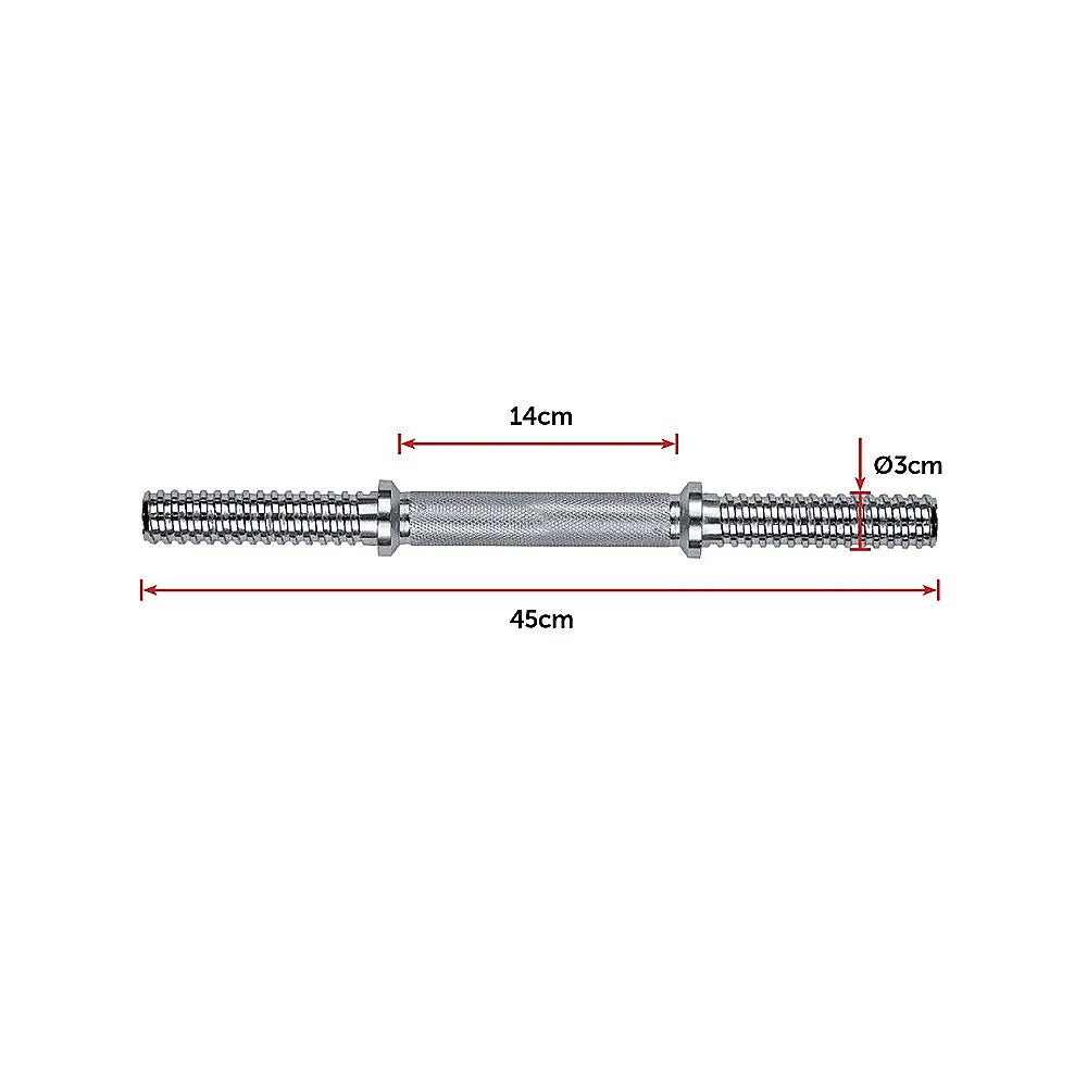 Adjustable 40KG Dumbbell Weight Set, Non-Slip Steel Bars