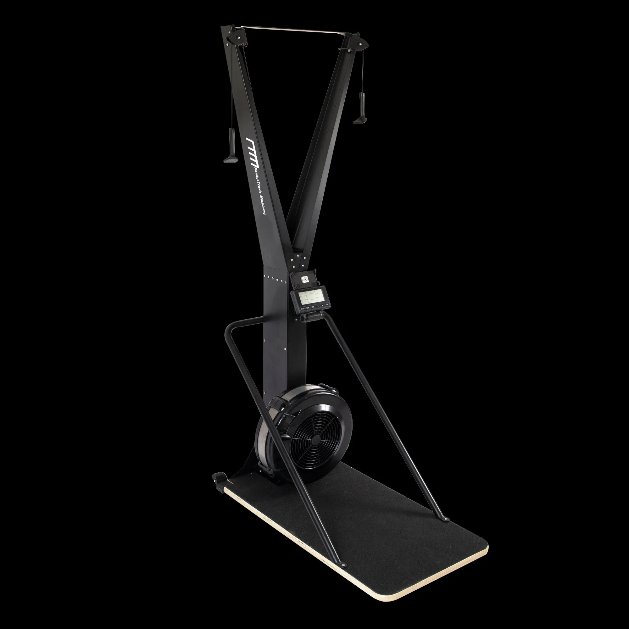 Adjustable Resistance Air Ski Trainer & Stand Fitness Machine