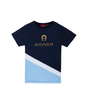 Aigner Kids Boy's Navy T-shirt