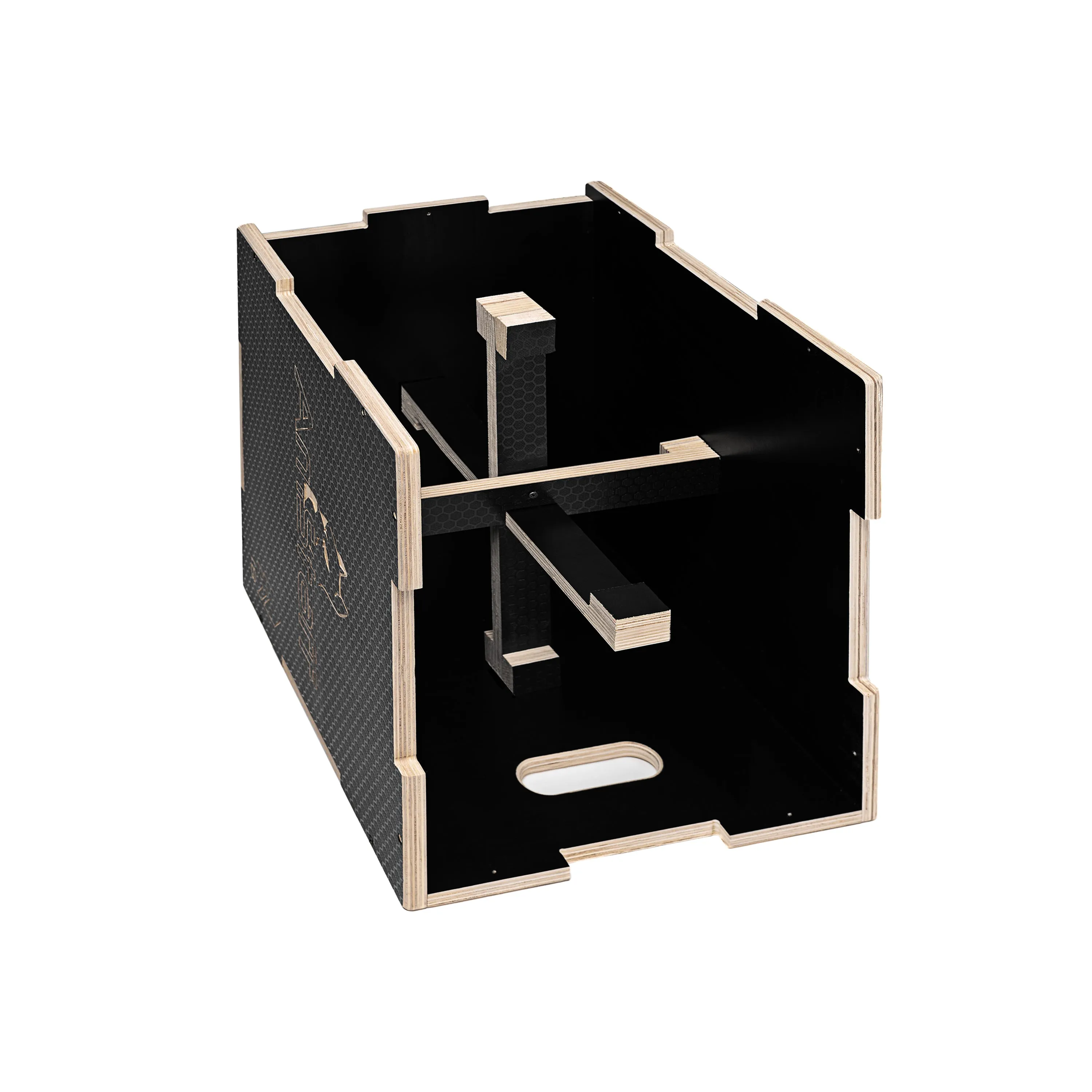 AmStaff Fitness 3-in-1 Non-Slip Wood Plyometric Boxes