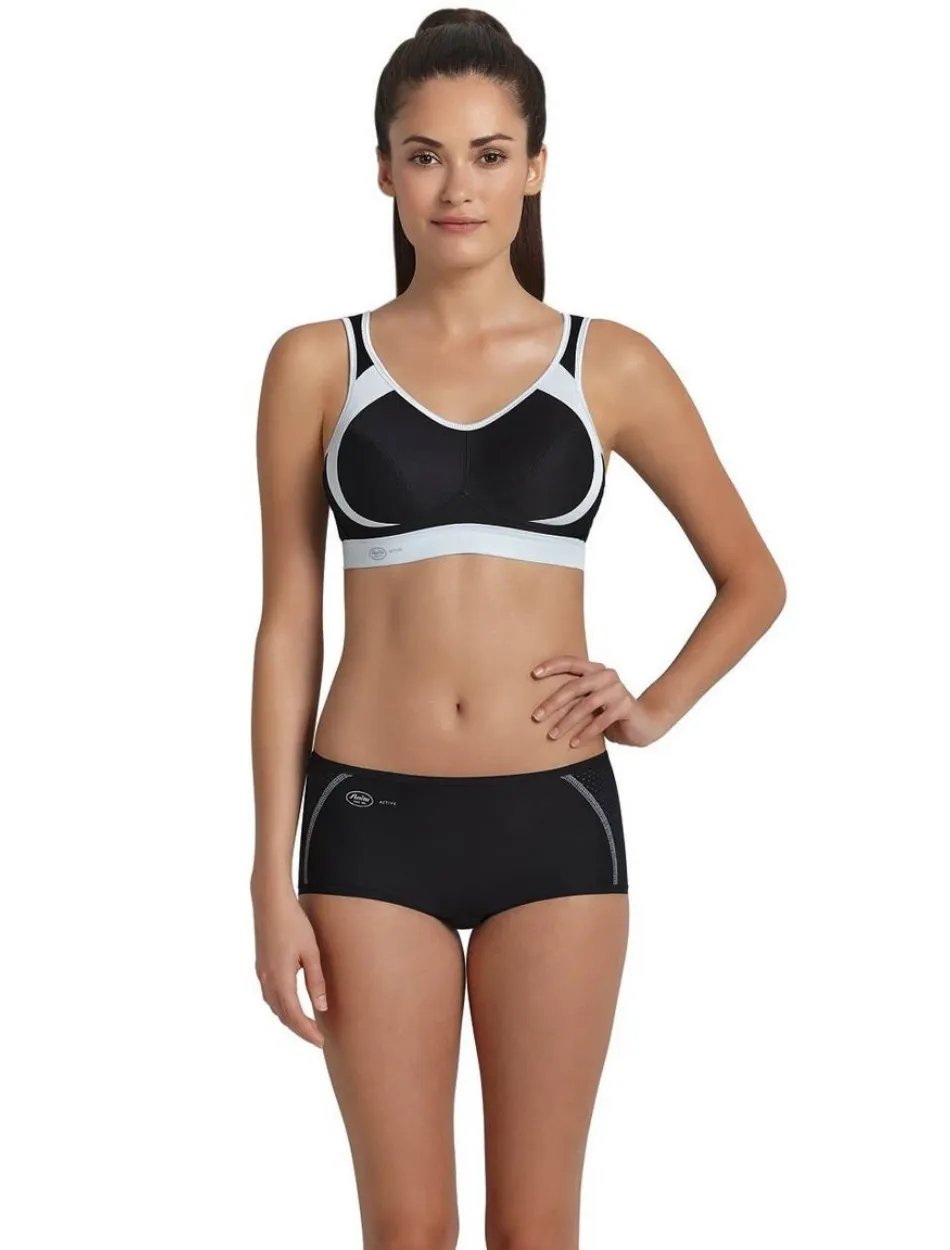 Anita Maximum Support and Extreme control wirefree Sports Bra, Black | Black Anita Wirefree Sports Bras