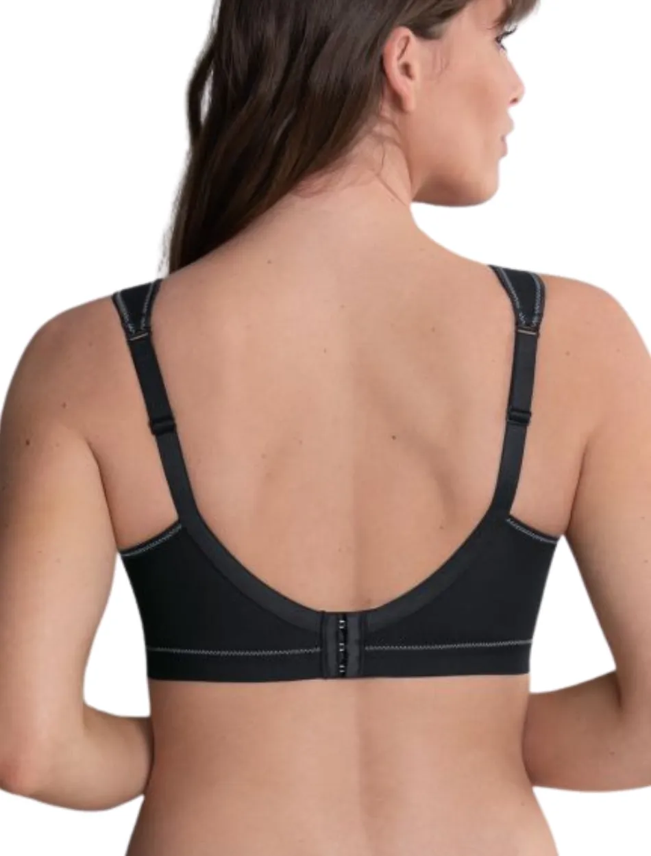 Anita Vivana Active Wire Free Sports Bra Black | Black Mastectomy Sports Bras