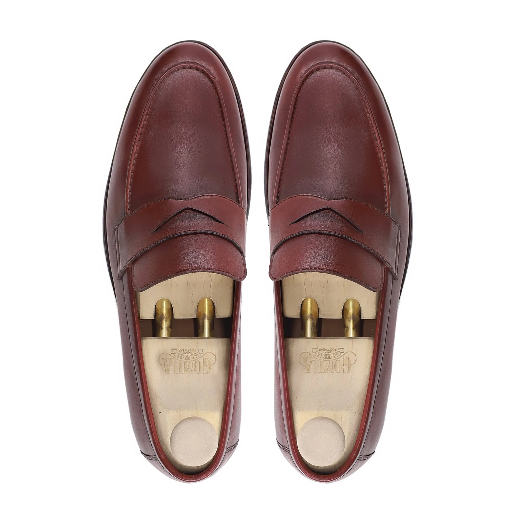 Anner - Men's Oxblood Calf Leather Loafer