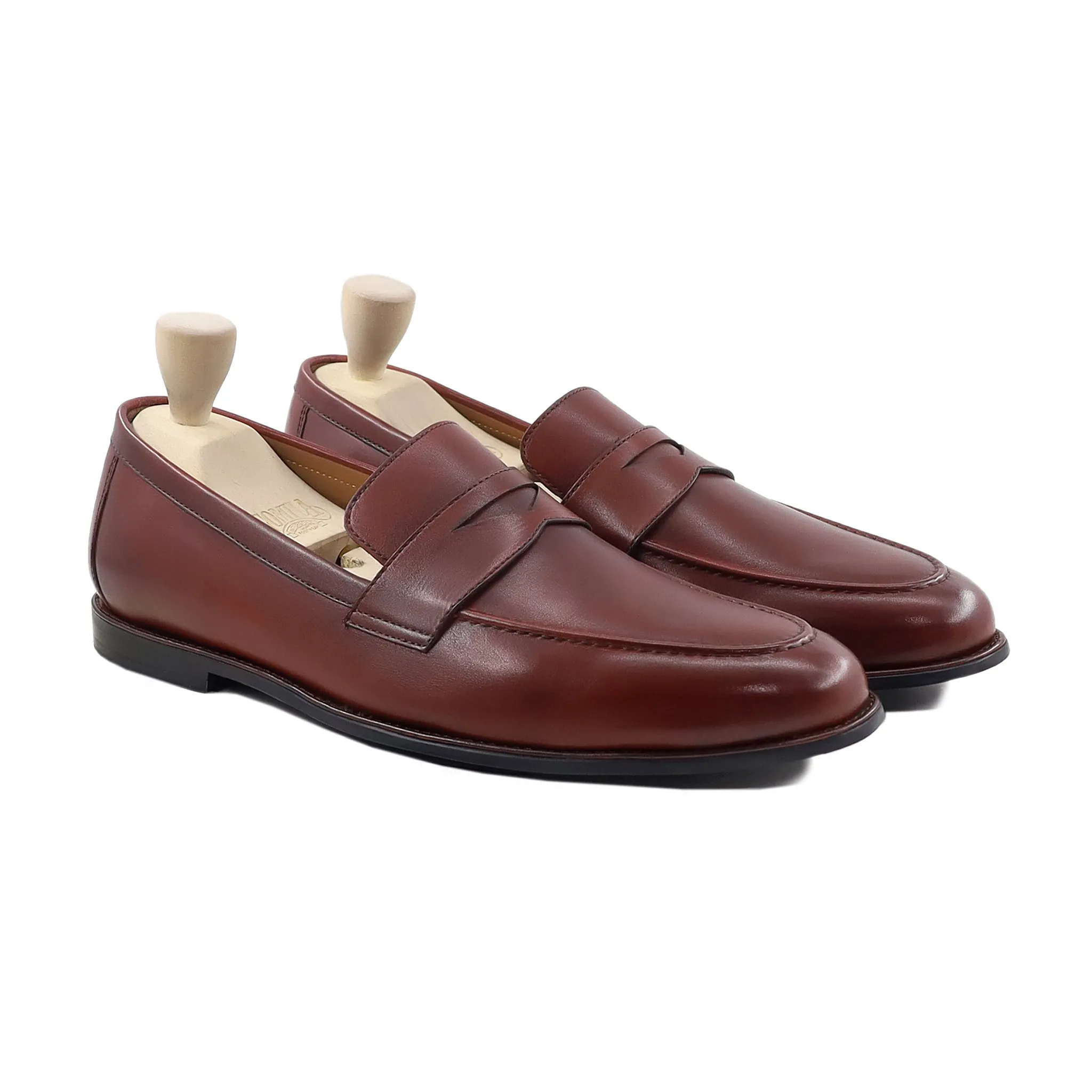 Anner - Men's Oxblood Calf Leather Loafer