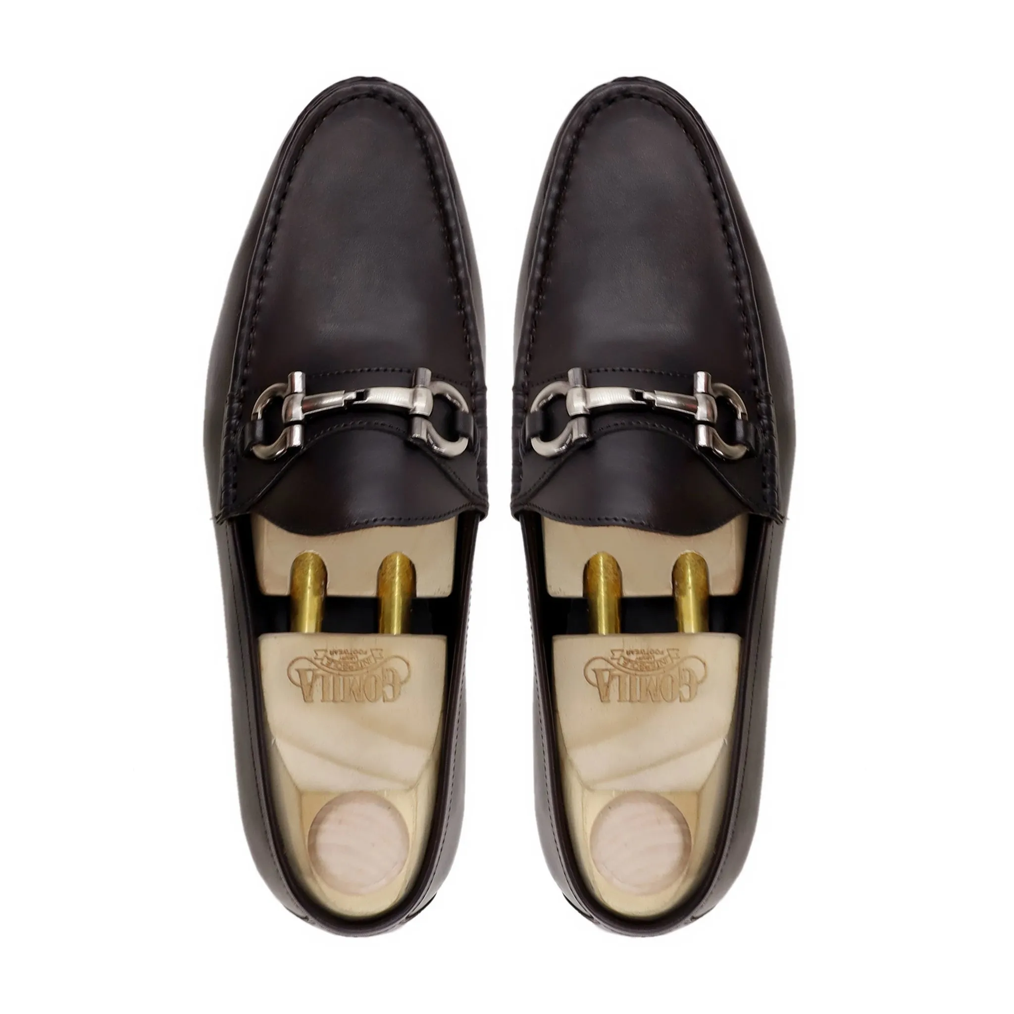 Aric - Men's Dark Brown Calf Leather Loafer