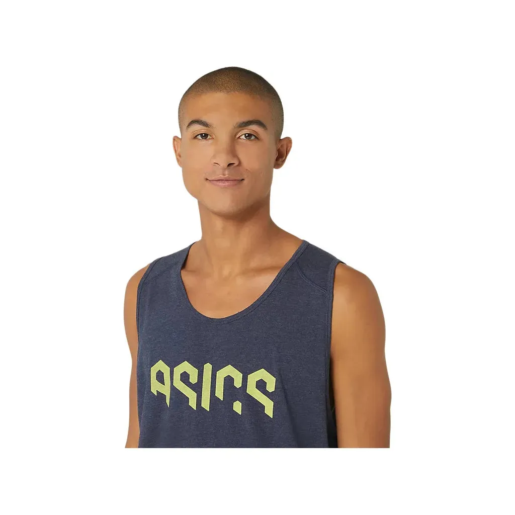 Asics Hex Graphic Cotton Blend Tank Men's