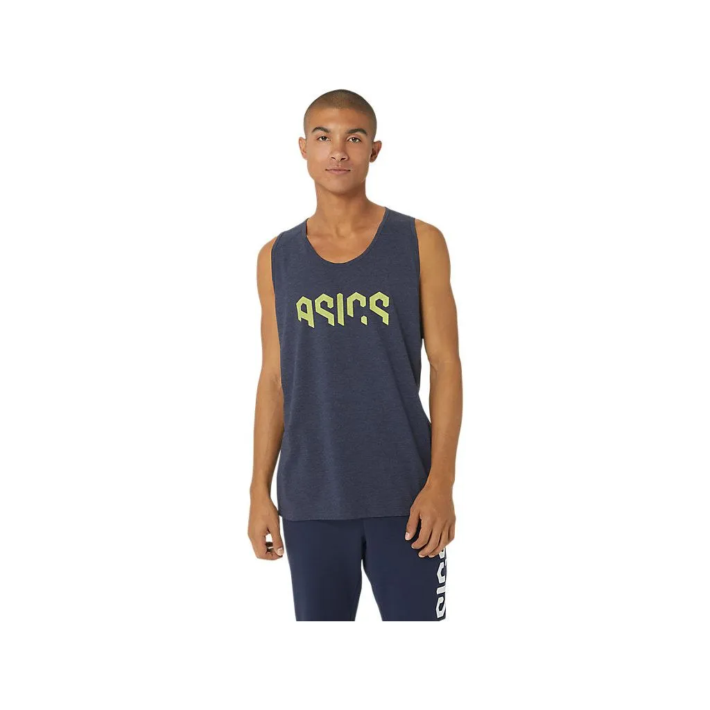 Asics Hex Graphic Cotton Blend Tank Men's