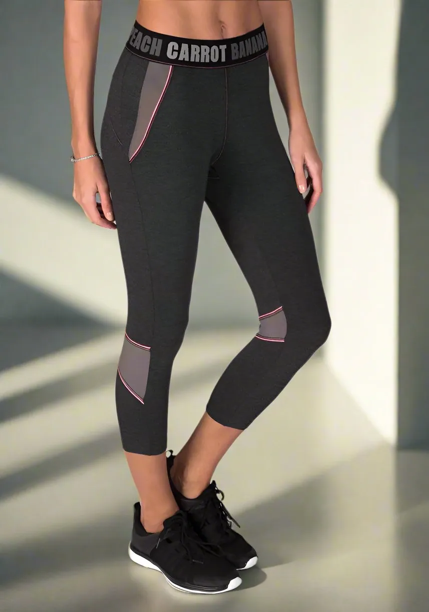 Bamboo Cropped Fitness Leggings