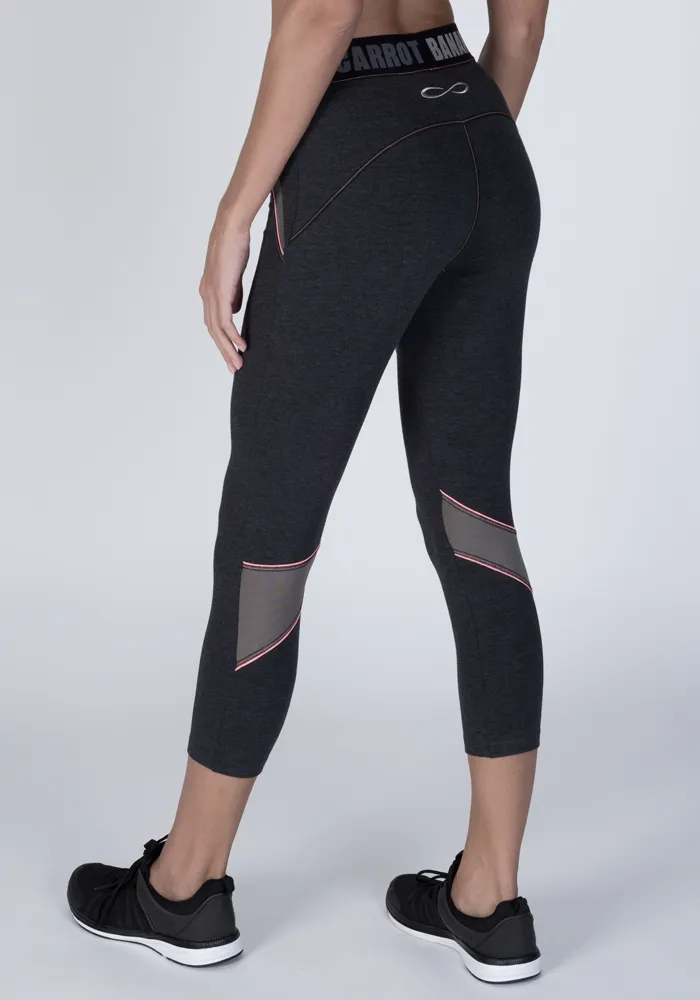 Bamboo Cropped Fitness Leggings