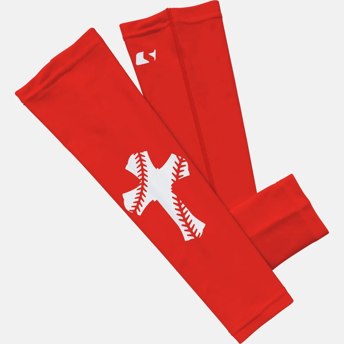 Baseball Cross Red Arm Sleeve