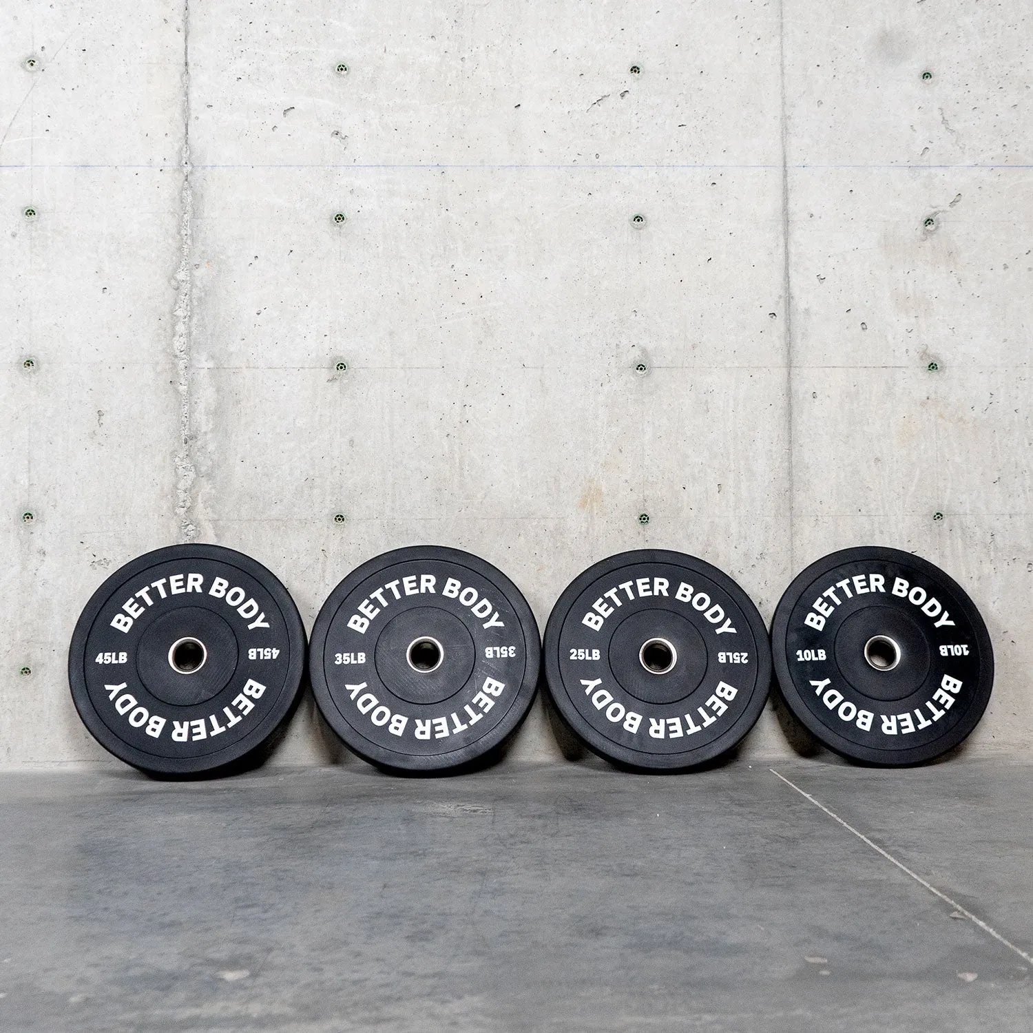 Better Bumper Plates | Sets of two | 10 - 45lbs