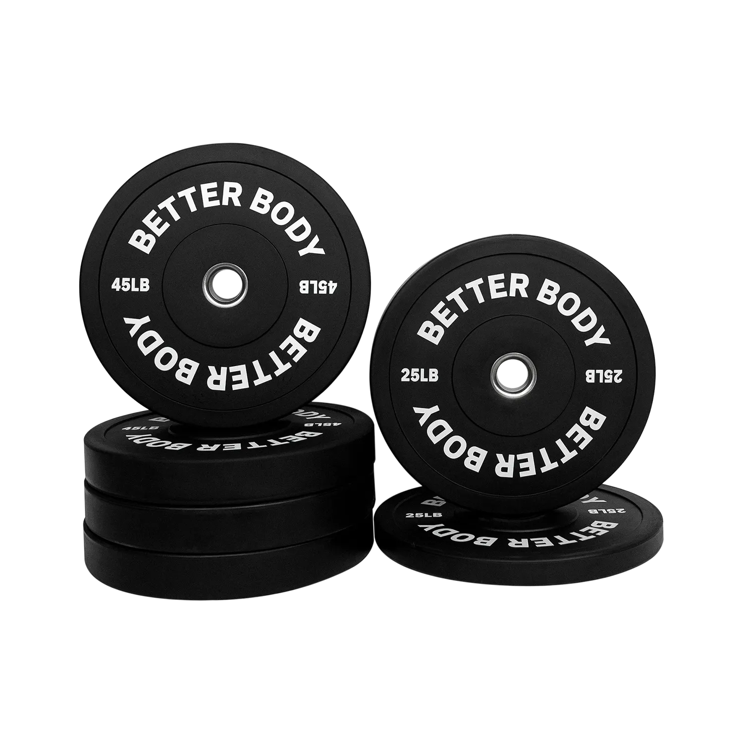 Better Bumper Plates | Sets of two | 10 - 45lbs