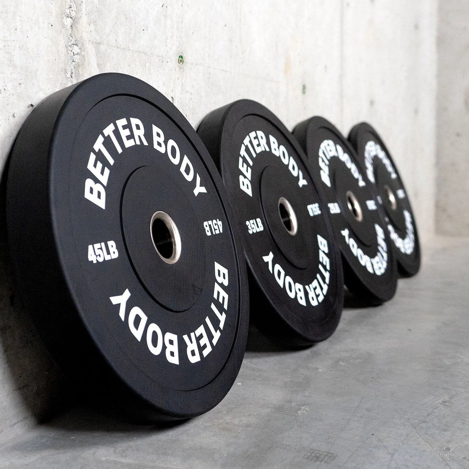 Better Bumper Plates | Sets of two | 10 - 45lbs