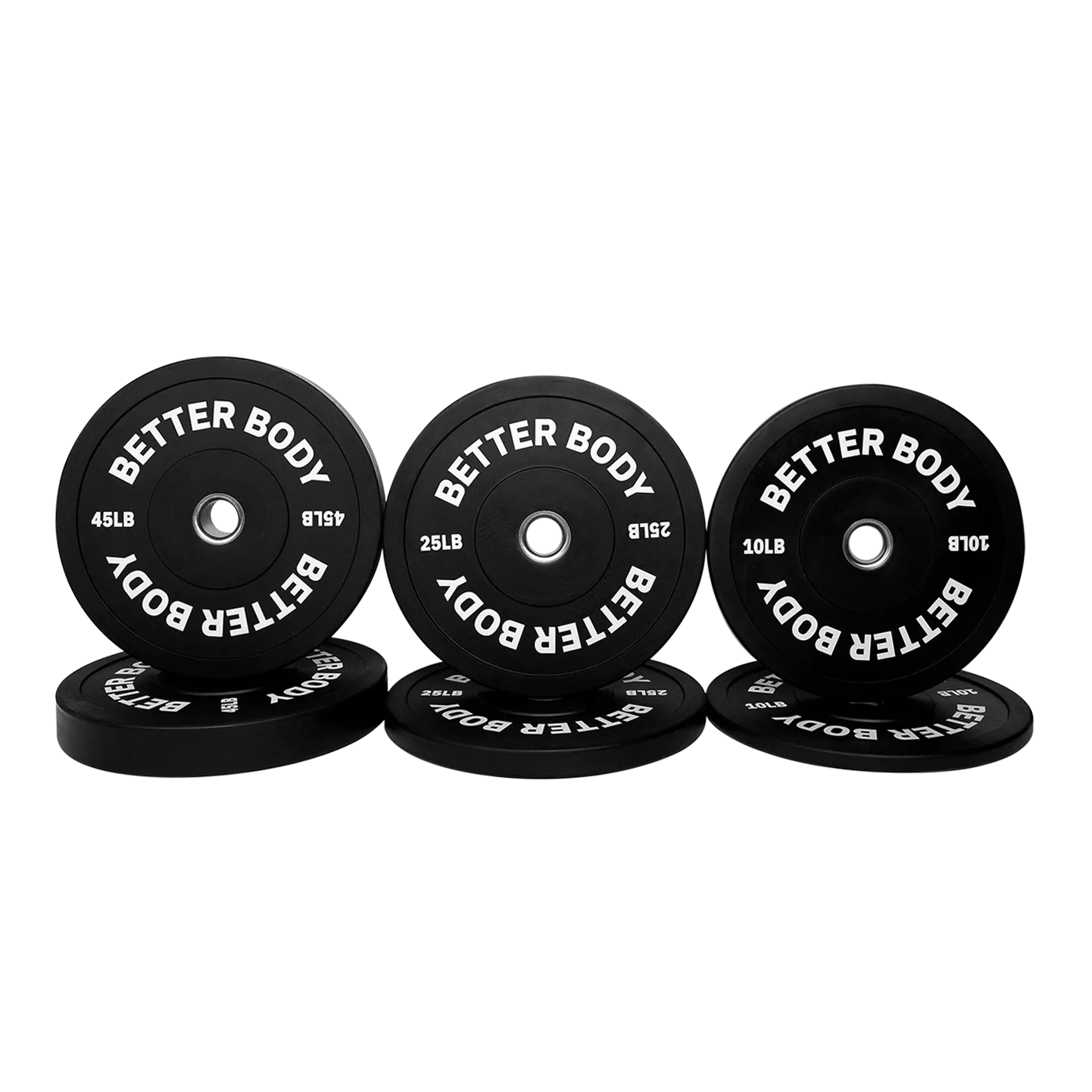 Better Bumper Plates | Sets of two | 10 - 45lbs