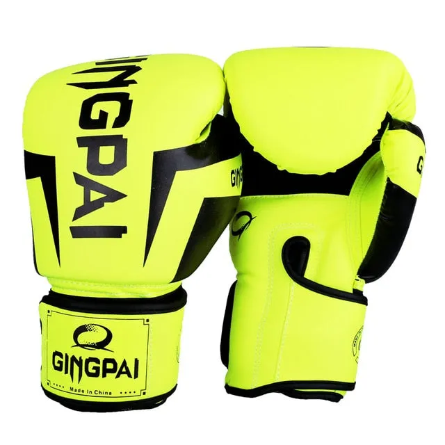 Boxing Gloves MMA Pro Training Fight Gloves for Men & Women