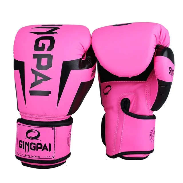 Boxing Gloves MMA Pro Training Fight Gloves for Men & Women