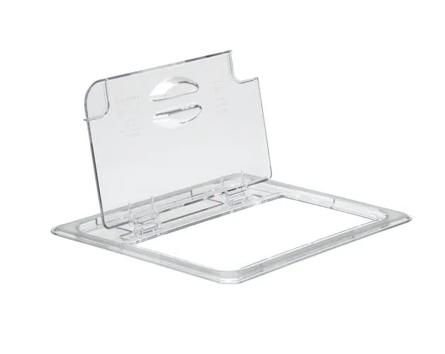 Cambro Food Pan Lid 1/2 Hinged Clear