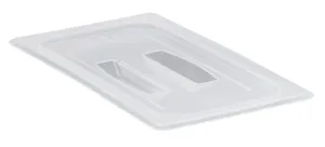 Cambro Food Pan Lid 1/2 W/Handle Translucent