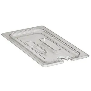 Cambro Food Pan Lid 1/3 Notched Clear