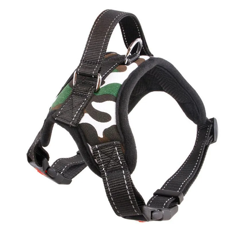 Camouflage Warm Soft Front Range Dog Harness