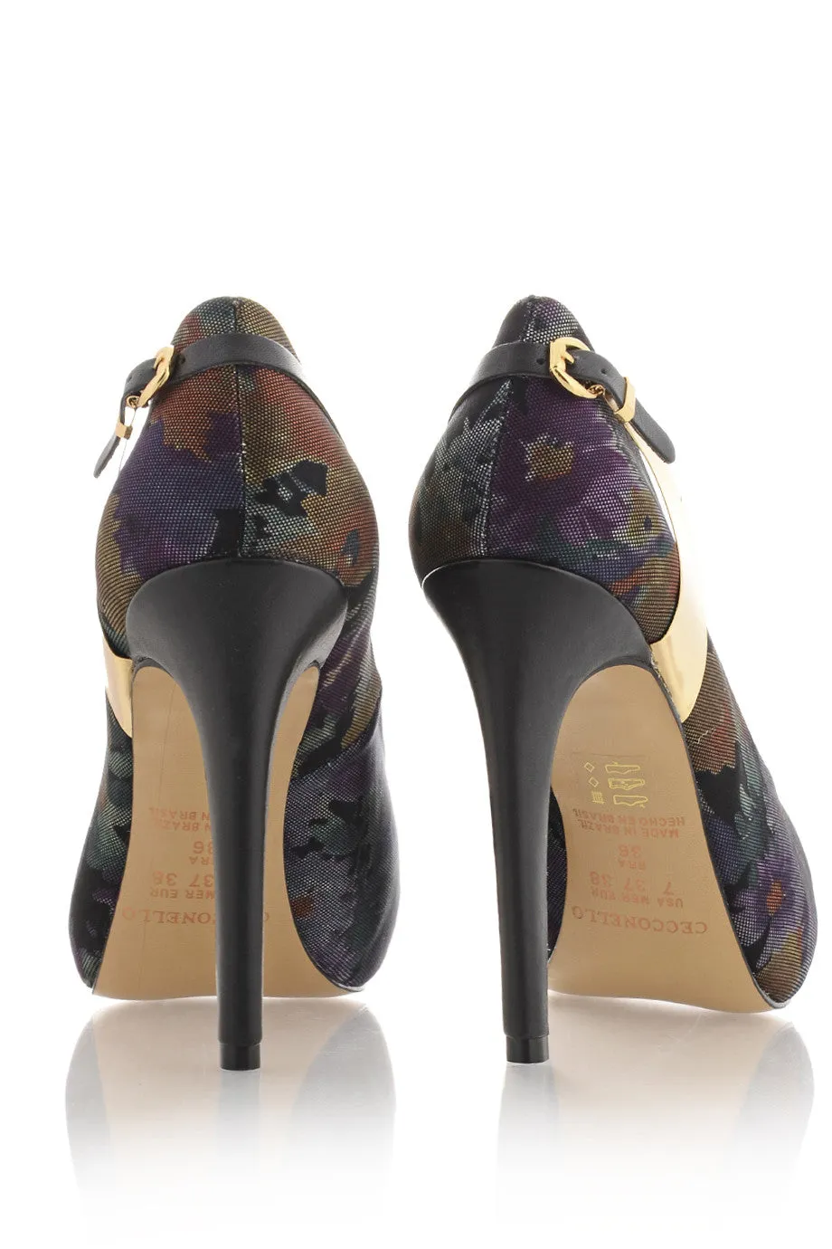 CECCONELLO MADISYN Floral Peep Toe