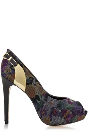 CECCONELLO MADISYN Floral Peep Toe