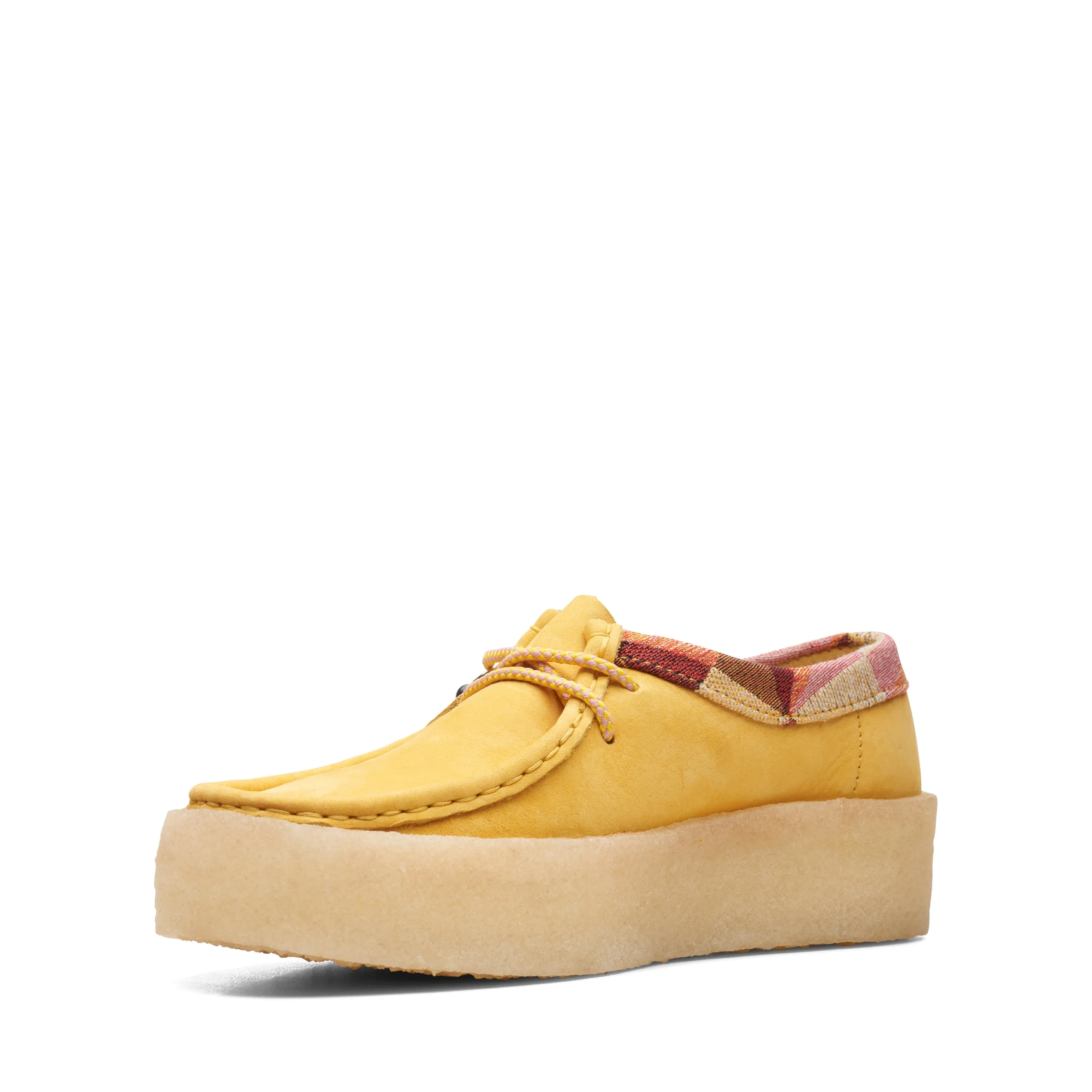 Clarks Originals Wallabee Cup Low Top Women's Yellow Nubuck 26165817