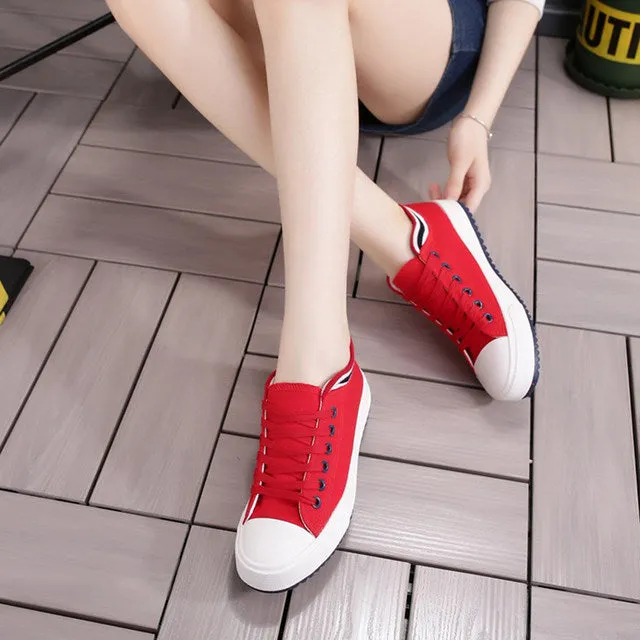 Classic Women's Casual Comfortable Canvas Shoes - Model-8892