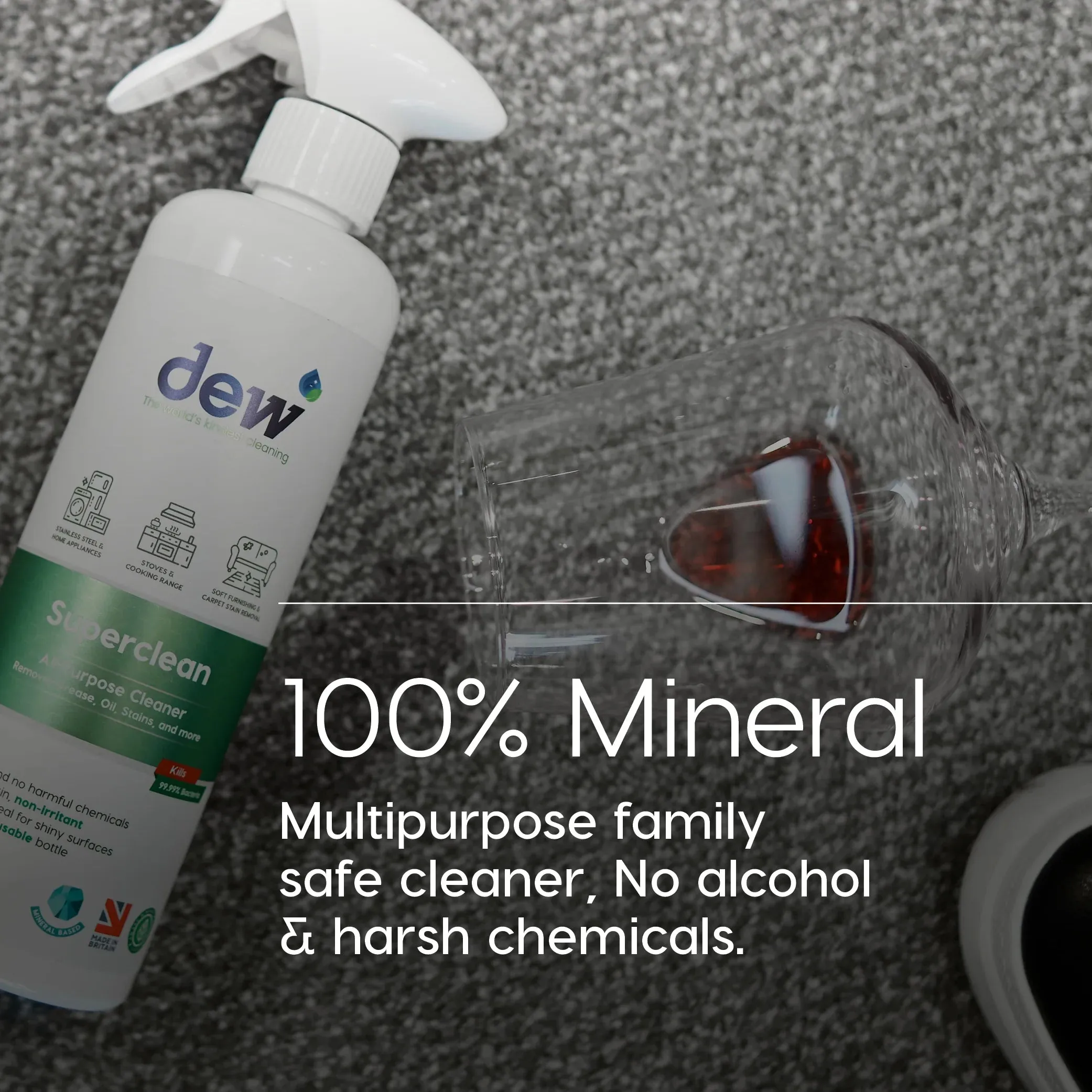 Dew Superclean Fragrance Free - 500mls