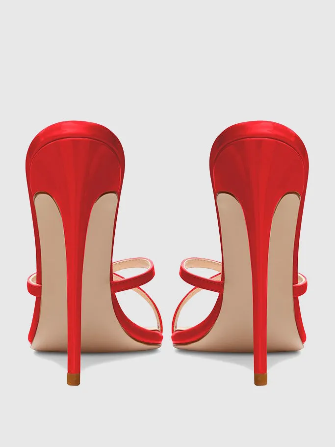 Donatella Mule - Red