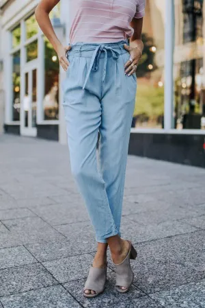 Easy Chambray Bottoms