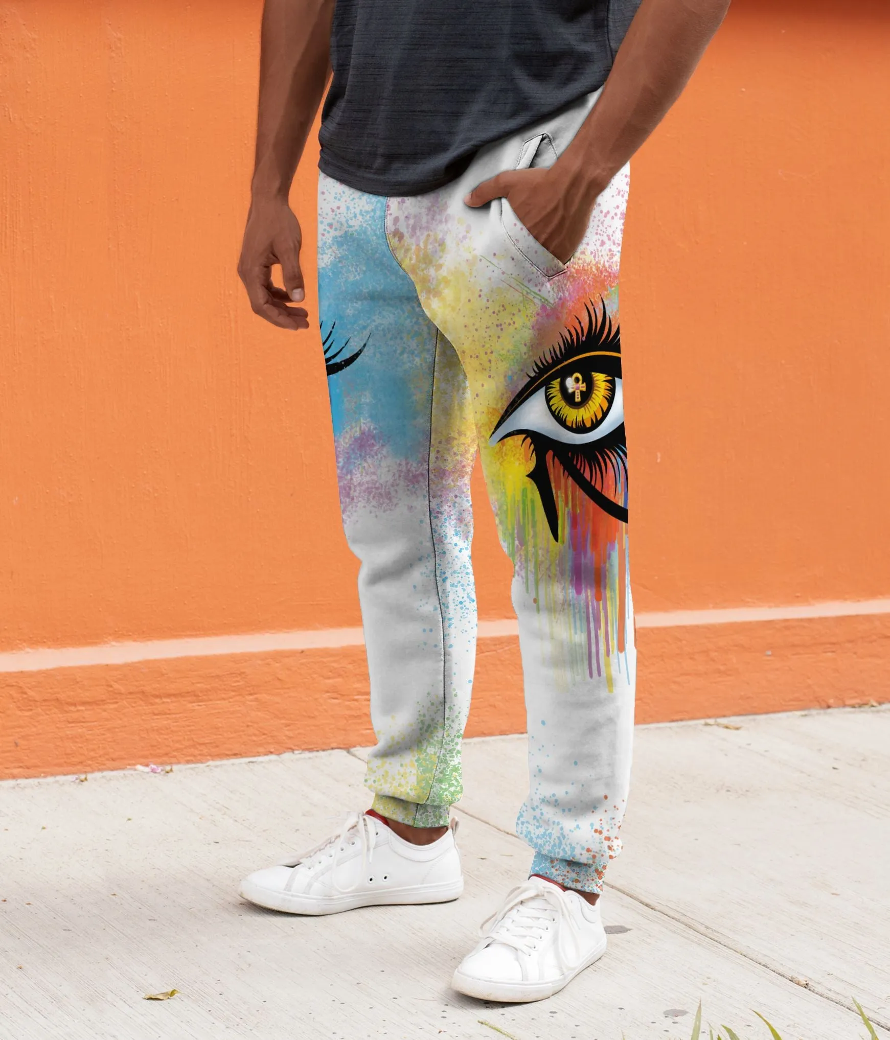 Egyptian Eye Of Ra Joggers