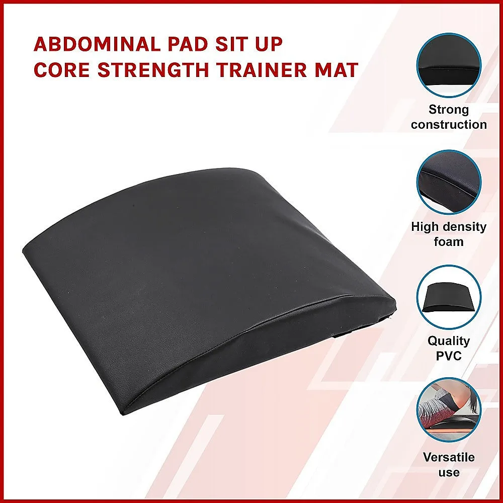 Ergonomic Abdominal Pad Sit Up Mat with Non-Slip Backing