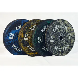 Explode Camo Virgin Bumper Weight-Lifting Plates [WS]