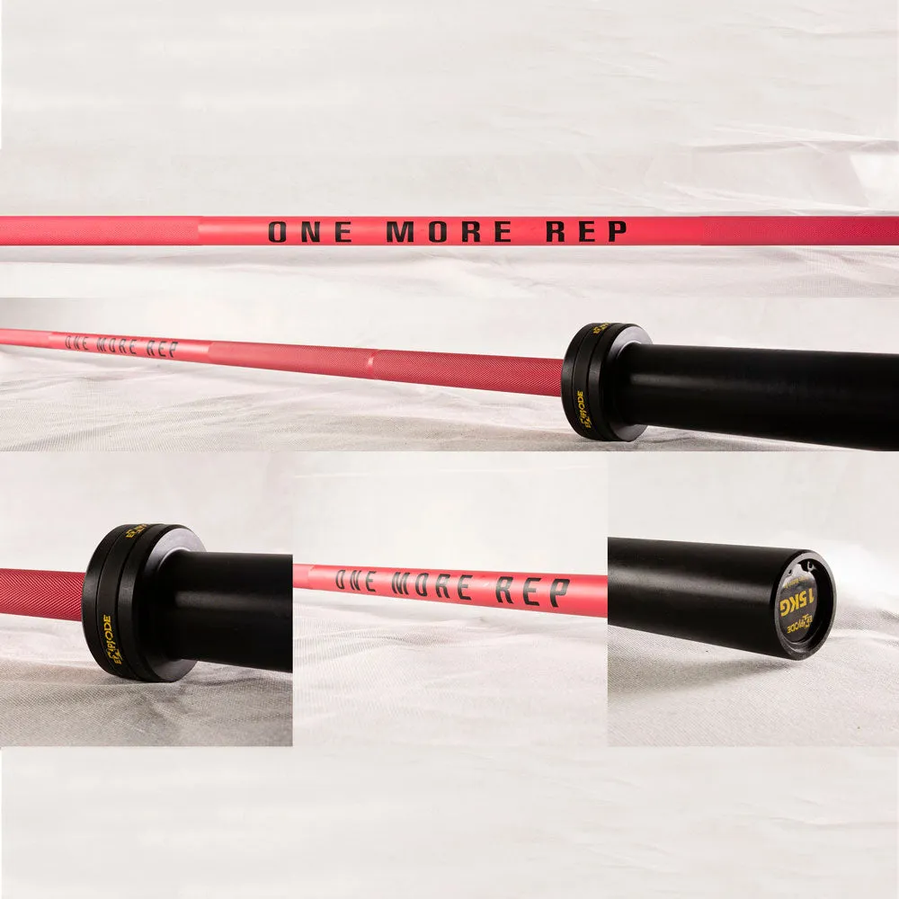 Explode Fitness Gym CrossFit 15 KG Cerakote "One More Rep" OLYMPIC Barbell [WS]