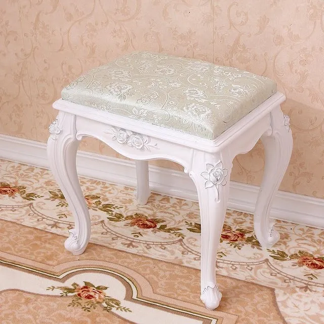 Fashion European Living Room Change Shoes Stool Dressing Stool Makeup Stool Chair Bedroom Wooden Bench 15%