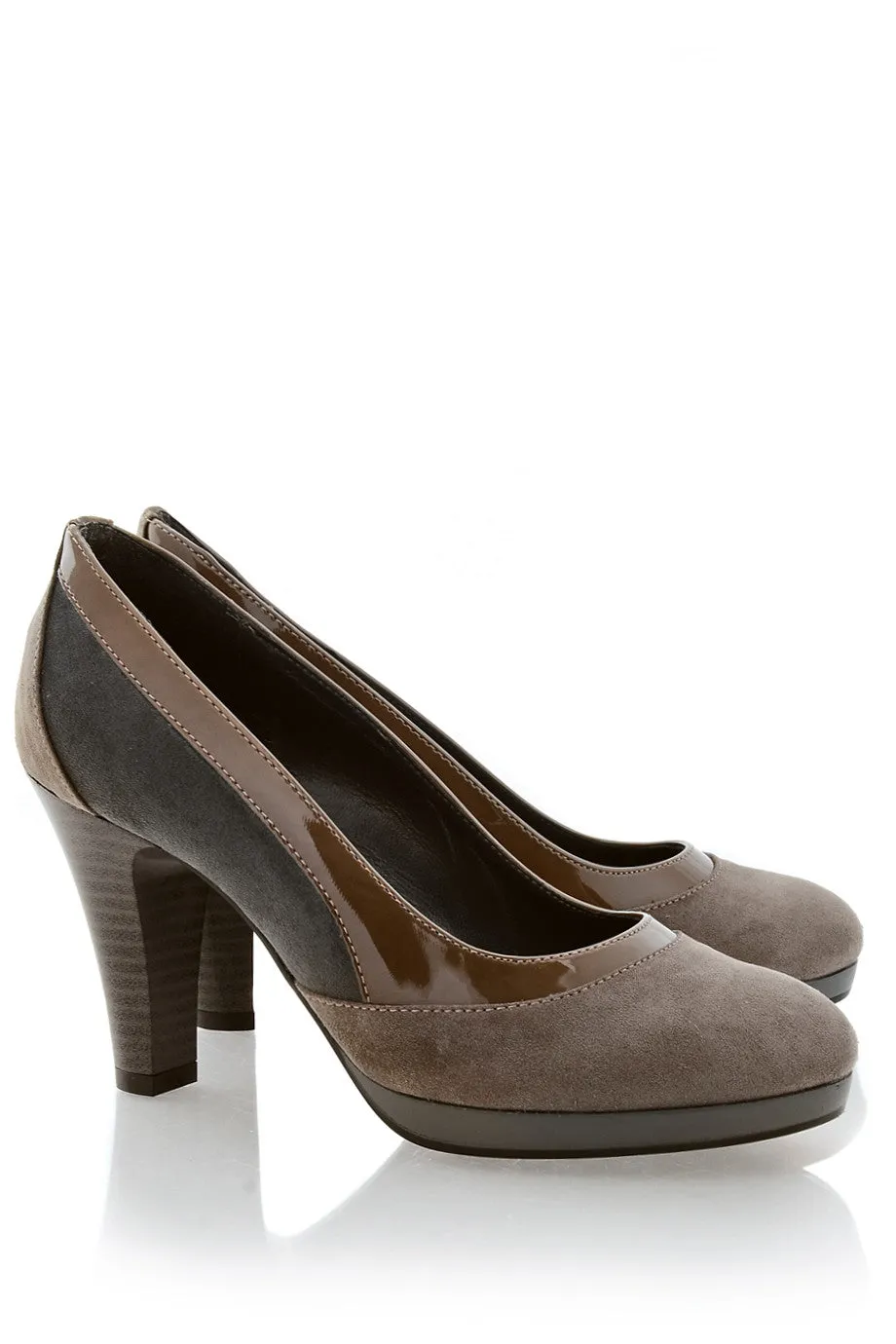 FIORELLA IOLE Suede Taupe Pumps