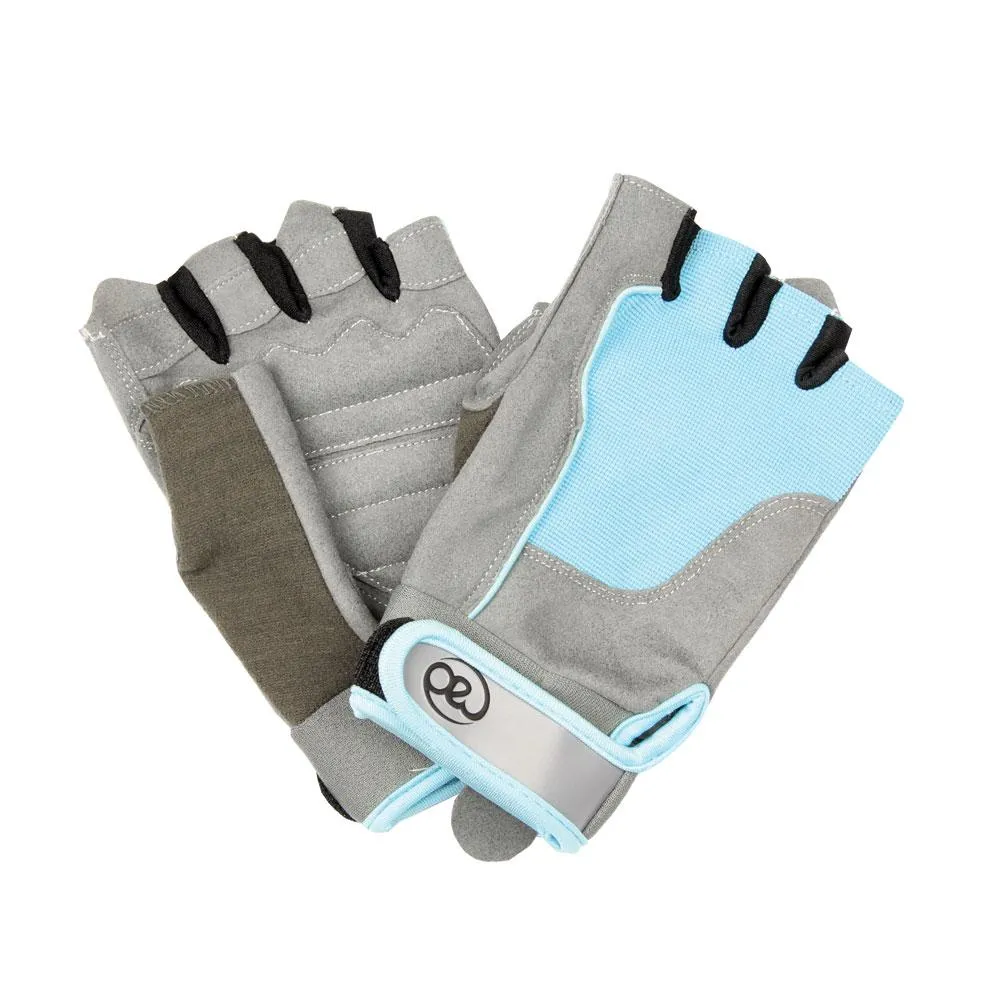 Fitness Mad Womens Blue Cross Training Gloves