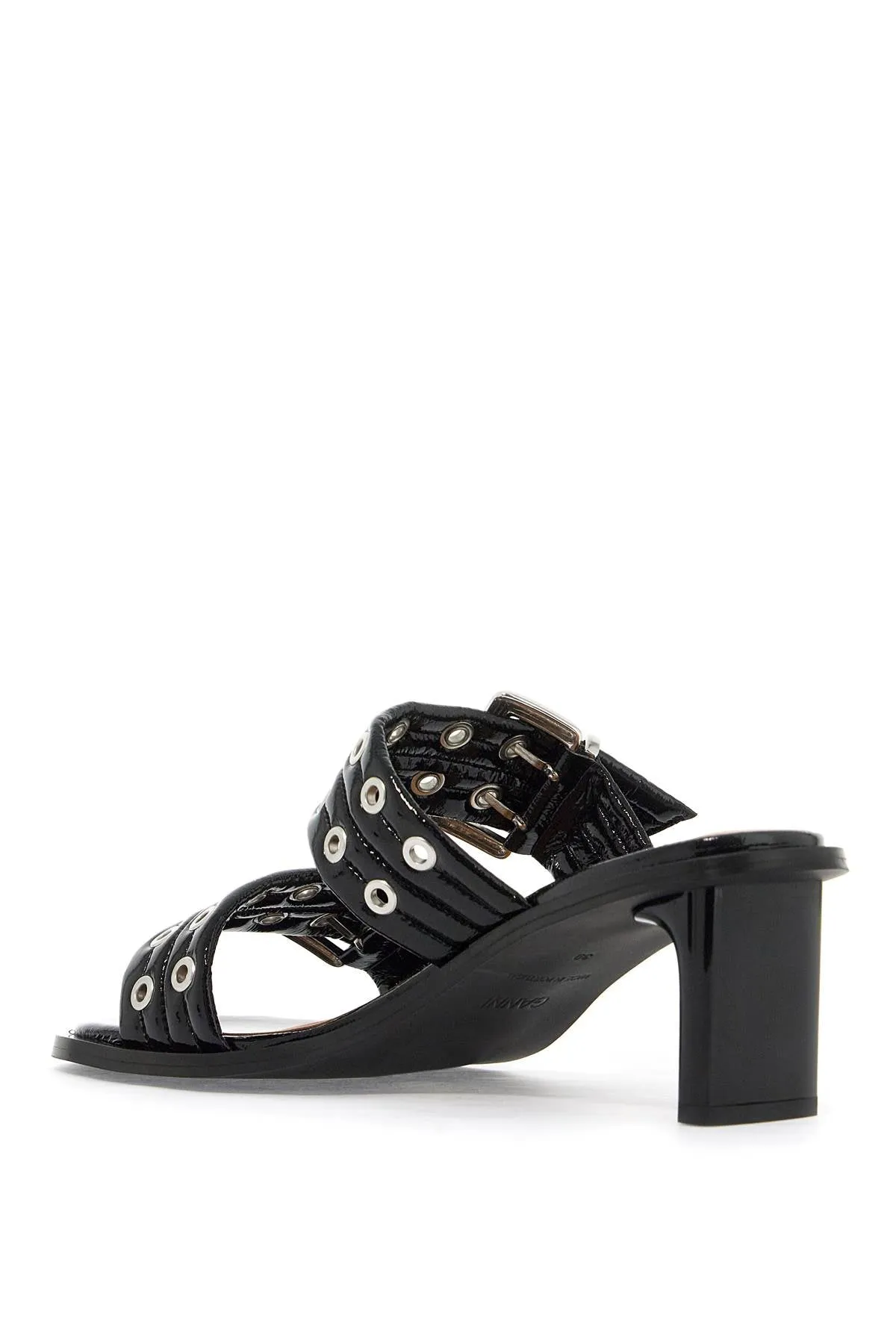 Ganni "women's patent buckle m