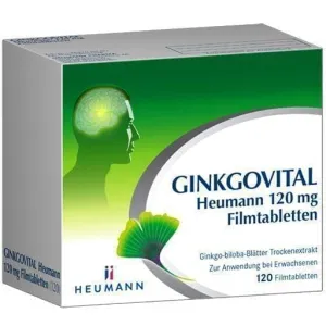 GINKGOVITAL Heumann 120 mg film-coated tablets 120 pc