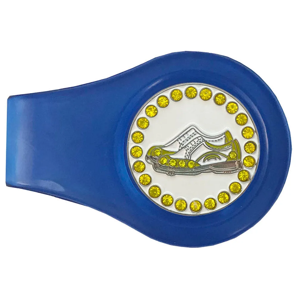 Golf Shoes (Yellow) Golf Ball Marker With Colored Clip